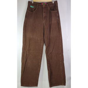 Empyre Tori Pants Women size 5 Brown Corduroy Baggy Streetwear 90s Y2K Skate